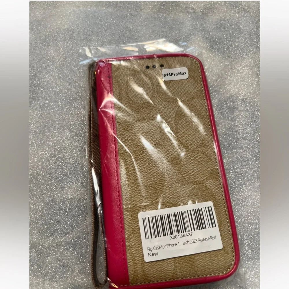 COACH iPhone 16 Pro Max Wallet Flip Phone case - Picture 11 of 15